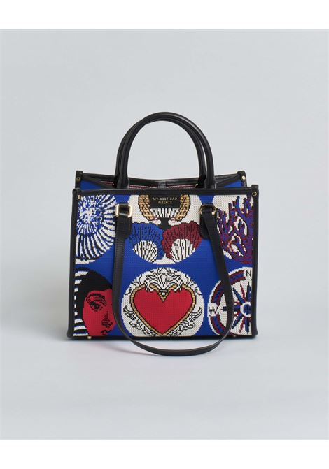 Borsa Atena Sea media My Best Bag blu